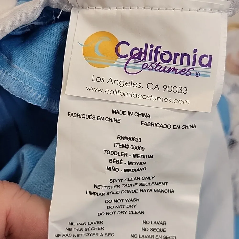 California Costume Todder Lil  Alice Costume‎ Medium 3-4